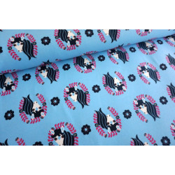 REST Jersey Pferde - hellblau